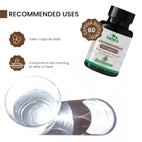 Well Being Mora Ashwagandha Capsules - Vegan Adaptogen for Stress, Energy & Mood Support I Hypoallergenic I Herbal Stress Relief I 60 Vegan Dietary Capsules - Image 6