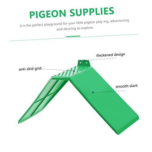 FOMIYES 10 peças de suporte de pombo de plástico para pombas, poleiro de pombo, poleiro de pombo, su