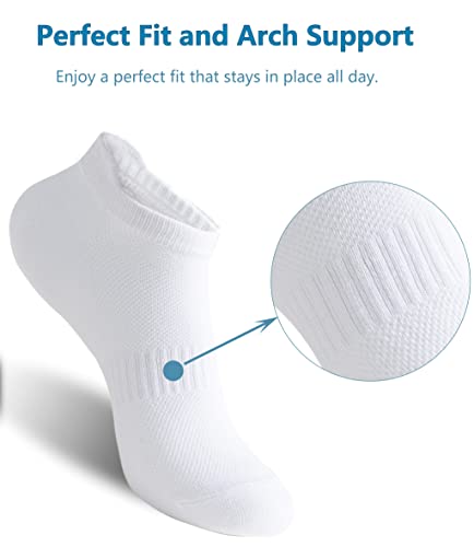 Irisbear Women's Ankle Socks - 6 Pairs Low Cut Tab & No Show Athletics Sports Running4
