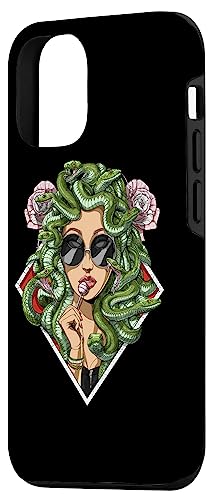 Iphone 12/12 Pro Medusa Hippie Psychedelic Snakes Greek Mythology Women Case #TOP1