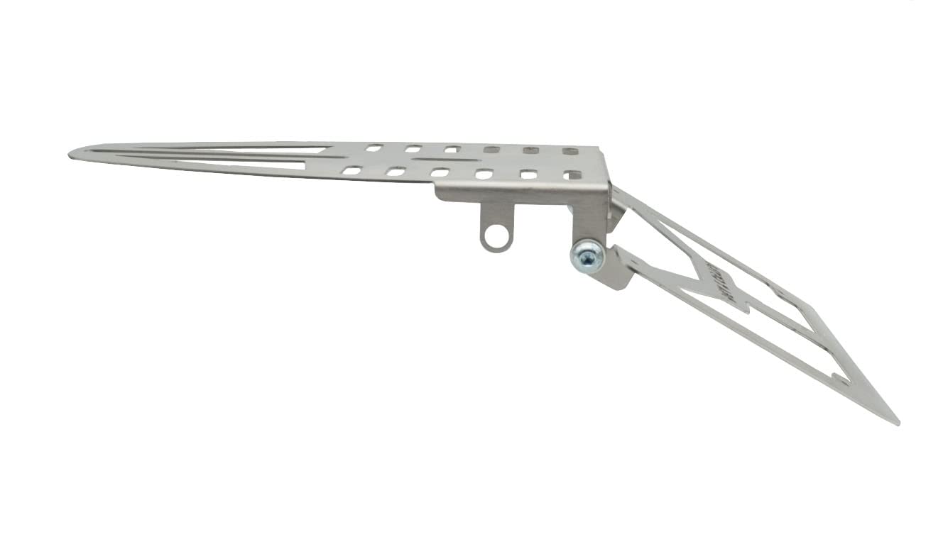Kennzeichenhalter Halterung klappbar anpassbar 125 300 450 TM Fantic und andere - deutsches Kennzeichen