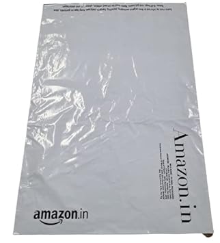 RAGI Packing Supply Amazon Printed Courier Bag 60 Micron 14 X 18 Inch (NP7) - Pack of 100