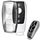 Compatibilidad:Funda llaves adecuada para Mercedes Benz Class A B C E G S CLA CLE CLS GLA GLC GLE GLK.La cubierta para llaves no incluye la llave del coche.Aunque el modelo sea el mismo,las llaves pueden variar según el año y el país de fabricación.Compare cuidadosamente nuestras formas de llave antes de comprar