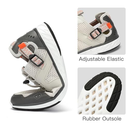 Image of Kricely Trail Running Shoes for Men Hiking Walking Sneakers Gym Workout