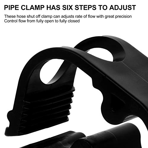 Balacoo Shut Off Clip - 24Pcs Siphon Mangueira Braçadeira de Controle de Fluxo Shut Off Tubos de Plá