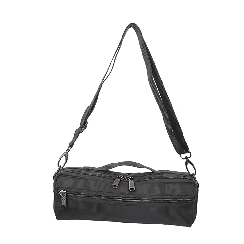 Toyvian Canvas Piccolo Bag Zipper Lightweight and Strong Piccolo Pouch for Wind Instruments Easy to Use
