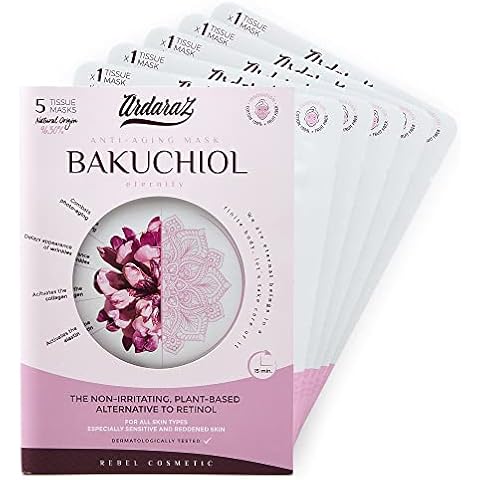 Ardaraz Mascarilla Facial Hidratante Antiarrugas con Bakuchiol y Acido Hialuronico Cover