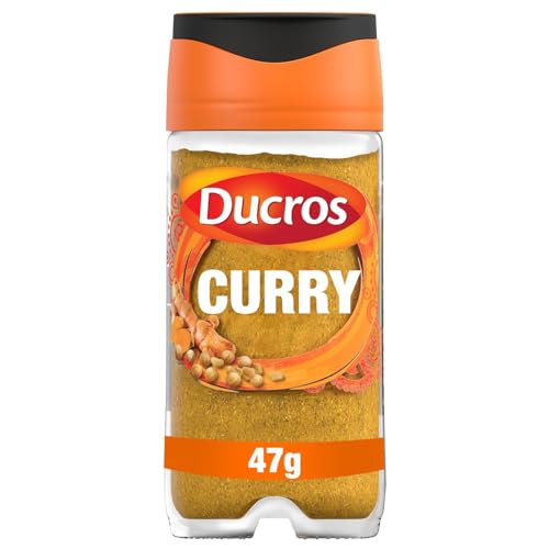 Curry doux Ducros en pot de verre 42g | Épices pour cuisine quotidienne (Lot de 4)