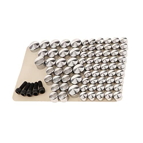 Tapas cromadas de mecanizado CNC para pernos de motocicletas FLT 6