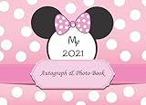  My Autograph Book 2021: Blank Unlined Keepsake Signature Celebrity Memorabilia Personal For Girls