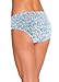 Jockey Women's Underwear Elance Hipster - 3 Pack, Coral Mist/Belvedere Stripe/Small Floral Expression, 7
