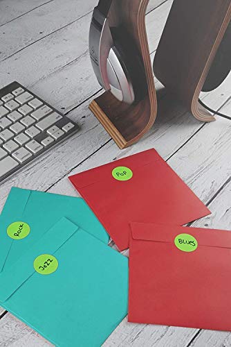 Image of Accuprints Round Stickers 1 inch inch in 10 Coloured Sticker dots 25 mm -dots /Pack for Kids (5000)