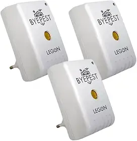 Kit c/ 3 Repelente Eletrônico Espanta Ratos e Morcegos ByePest Alcance 200m²