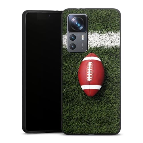 Coque Xiaomi 12T Pro 5G DeinDesign en silicone souple motif ballon football américain