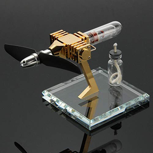 XiaoMall Aircraft Hot Air Engine Power Generator Engine Innovative Stirling Engine Science Toys New Version