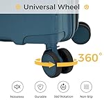 20 Inch Expandable Carry on Luggage, Hardside Lightweight Spinner Suitcase TSA Lock, 22x14x9 Airline Approved Hard Shell Expandable Travel Luggage with 20% More Capacity (Blue, 20 Inch) - Image 4