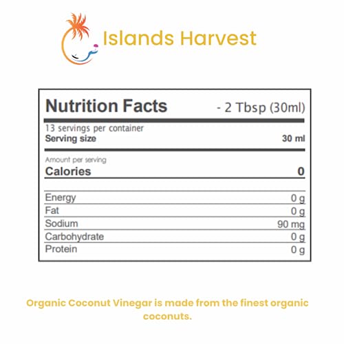 Islands Harvest Organic Coconut Vinegar - Image 2