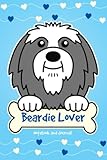 Photo Gallery beardie lover notebook and journal: 120-page lined notebook for writing and journaling (6 x 9) (black and white bearded collie notebook) Photo Gallery beardie lover notebook and journal: 120-page lined notebook for writing and journaling (6 x 9) (black and white bearded collie notebook)