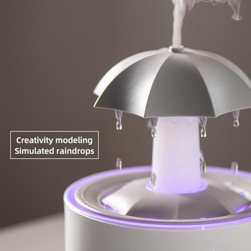 Humidificateur de pluie parapluie et diffuseur d'huiles essentielles avec télécommande - 5