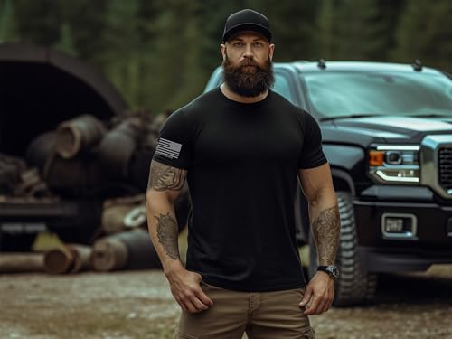 Patriotic Shirts for Men - American Patriot Graphic Tee - USA & Freedom Style - Super Soft Premium Shirt Pack4