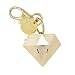 Personal Safety Alarm for Women - Ahh!-larm! Self-Defense Personal Panic 115 Decibel Alarm Keychain for Women with LED Safety Light and Clip, Gold Gemstone