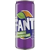  USA OFFICIAL Lata Fanta a los uvas, 330 ml, grape soda Bebida GasSATA sin cafeína