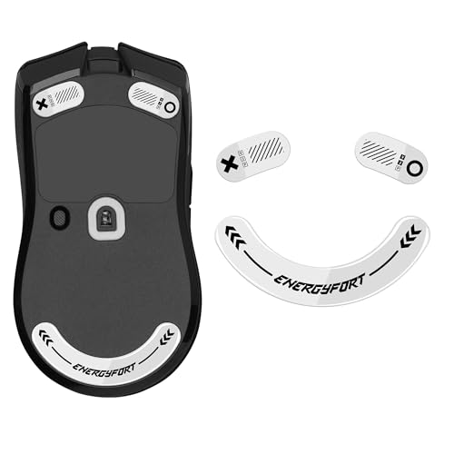 Patines de ratón de vidrio curvo premium para el mouse inalámbrico Razer Viper V2 Pro