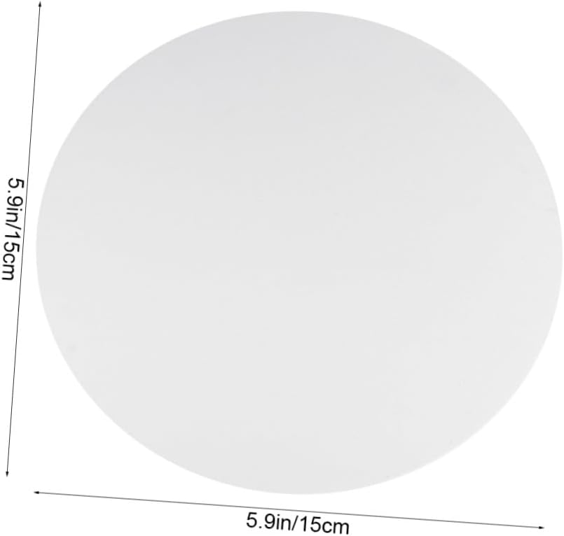 NUOBESTY 6Pcs Round Art Canvas Boards Premium Oil Painting and Sketchpad for Acrylics Tempera and More Durable White Canvas Panels for Artists and DIY Painting Projects