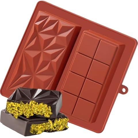 UWILLION 1 Inch Chocolate Bar Mold Cover