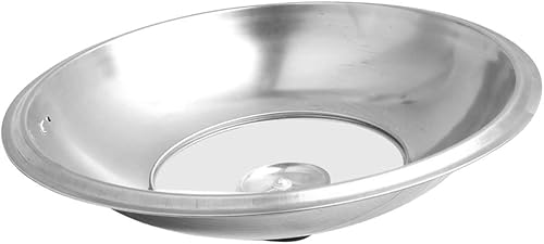 Happyyami Tapa de olla de acero inoxidable, tapa universal para sartenes de vidrio, tapa de 14.2 in, tapa de sartén de vidrio templado, tapa de