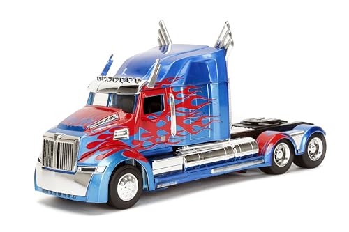 Jada Transformers Optimus Prime 1:24 con Robot y Puertas Abiertas miniatura 1