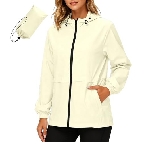 Veste de pluie femme imperméable respirante et coupe-vent été de finition supérieure