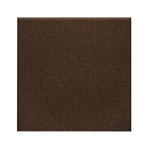 Orgthin Peel & Stick Carpet Tiles 24"x24" Brown, 20 pcs