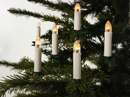 Lichterkette Kerzen Weihnachtsbaum, 30 LED Weihnachtsbaum...