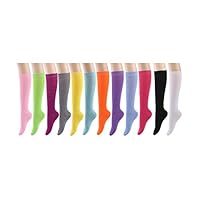Algopix Similar Product 15 - 12 Pairs Women Knee High Socks - 196004