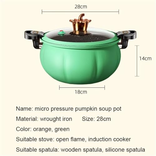 Olla multifuncional de gas 8L naranja miniatura 7
