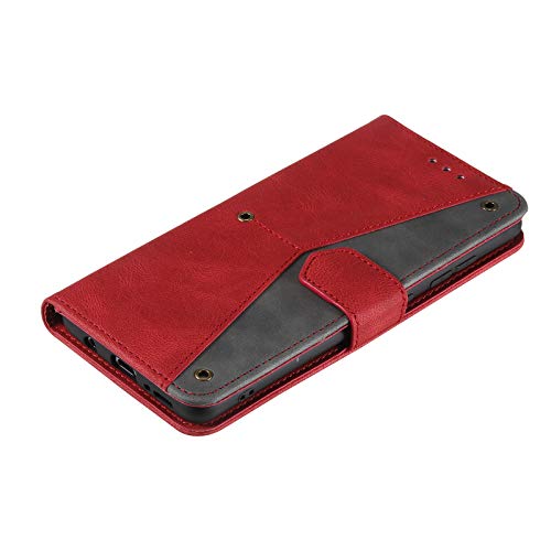 Capa de Couro Deekite para Xiaomi Mi Note 10 Lite - Vermelho