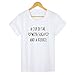 Produktbild Yovvin T-Shirt KPOP Bangtan Jungen Einfarbig T-Shirts A Cup of Tea with SUGA and A KOOKIE Blumenbedrucktes Kurzshirt fr Liebespaar Mnner Damen Jugendliche(M Wei)