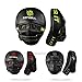 Sanabul Essential Boxing MMA Punching Mitts (Black/Green)