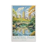 New York Travel Central Park Wandkunst, Gemälde, 