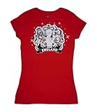 Hetalia England Girly Red Junior Fit T-Shirt Small