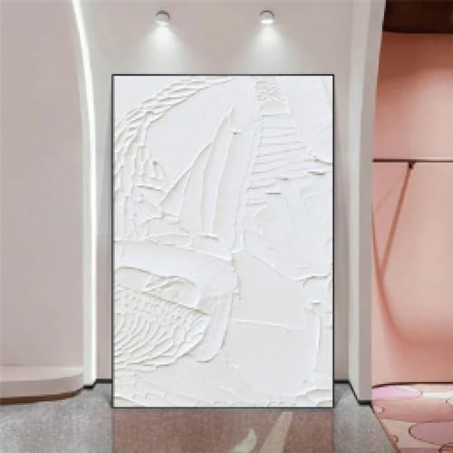 Affiches et impressions salon moderne tableau abstrait blanc XINBAO - 4