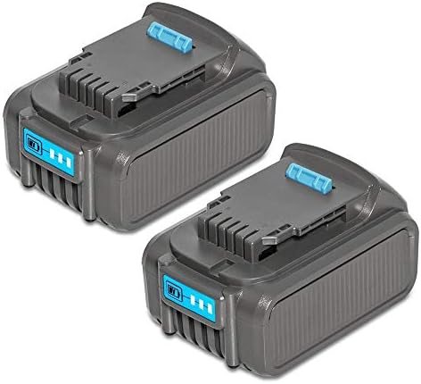 Surepp 2Pack 20V MAX 6.0Ah Lithium Ion Premium Battery Compatible with Dewalt DCB204 DCB205 DCB206 DCB205-2 DCB200 DCB180 DCD985B DCD771C2 DCS355D1 DCD790B