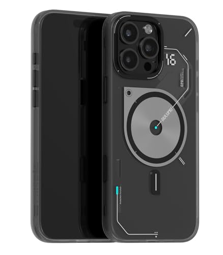 Image of Aulumu A16 iPhone 16 Pro Max Magnetic Thermal Case | Updated Camera Control | IMD Technology | Compatible with Magsafe | Complete Wrap-Around | Touch Translucent Gray