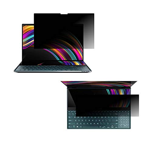 ClearView Asus ZenBook Pro Duo UX581GV ��ʋy�� ScreenPad Plus 2019�N���f�� 15.6�C���`�Ή��y4way�̂������h�~�z�t���ی�t�B���� ��ʂɓ\��v���C�o�V�[�ی�^�C�v