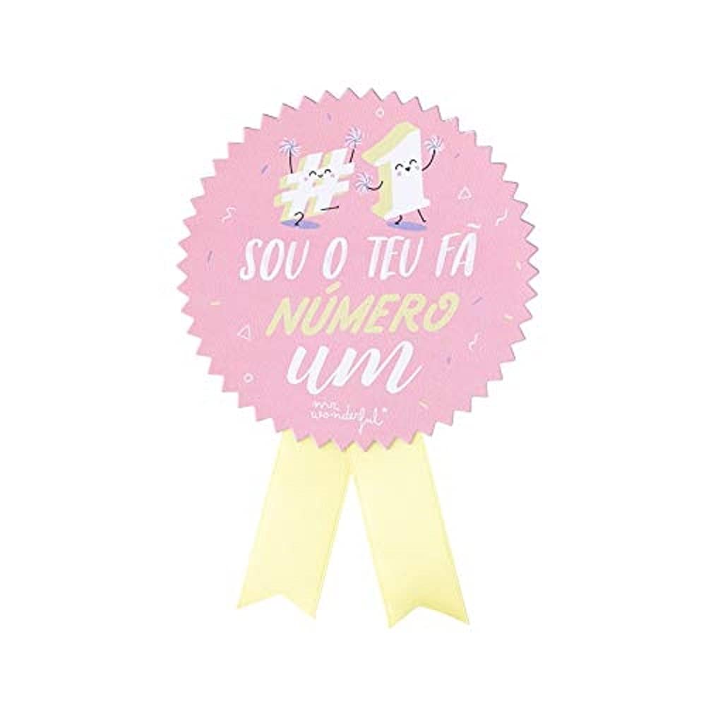 Postcard - Sou o teu fã Number 1, Pink