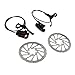 PerGar Hydraulic Disc Brake Kit, Mountain Bike Disc Brake Set, Hydraulic Bike Brakes, for Small Wheeled BicyclesFixed Gear BicyclesRoad Bikes