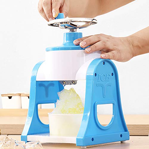 image for Koudehua Household Mini Easy Ice Shaver Crusher Handheld Snow Manual C
