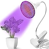 Retoo Pflanzenlampe LED, Pflanzen Leuchte 20W 200LED mit Clip für Zimmerpflanzen, Gartenarbeit, Bonsai, Gemüse, Pflanzenlicht, Grow Lampe, Vollspektrum Pflanzenleuchte, 360°Einstellbar Wachstumslampe