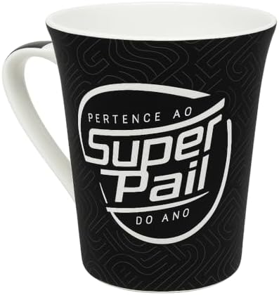 Caneca Super Pai em Cerâmica, 320ml, Presente para Dia dos Pais e...